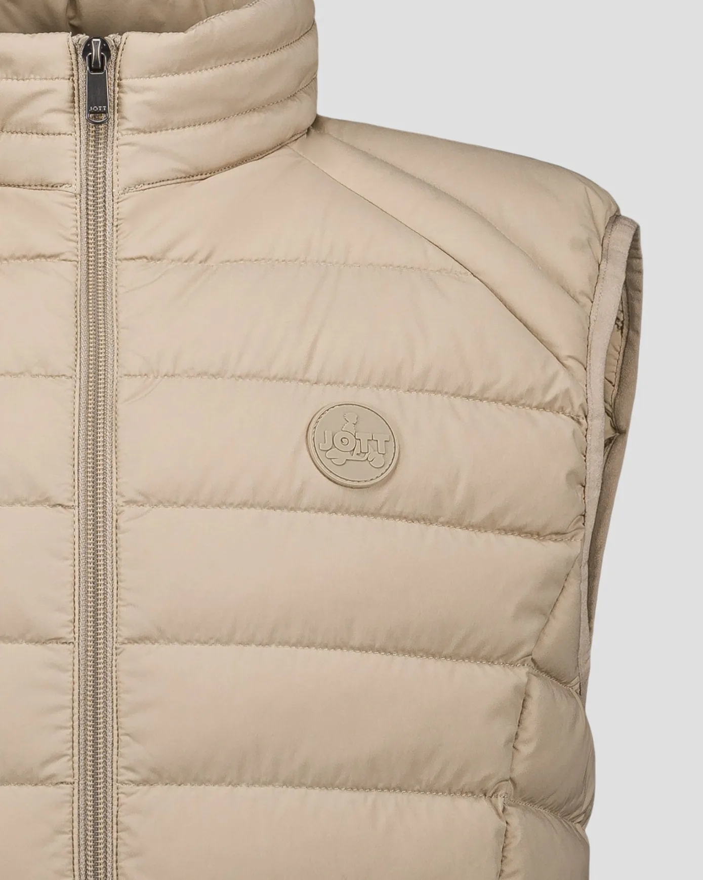 Doudoune sans manches stretch Beige Arafo