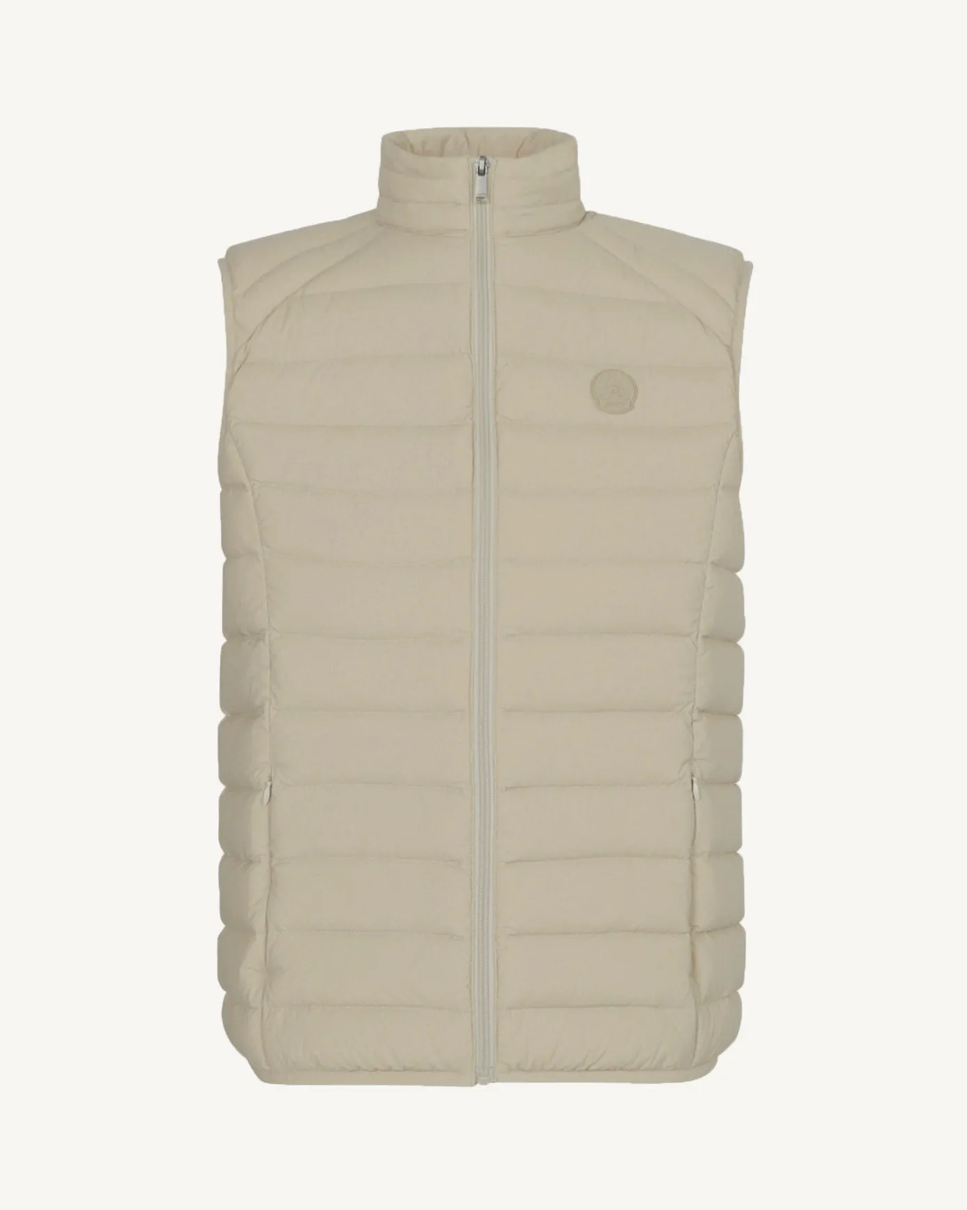 Doudoune sans manches stretch Beige Arafo