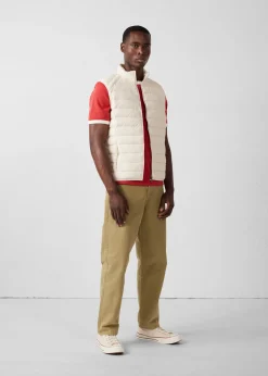 Doudoune sans manches stretch Naturel Arafo