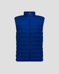 Doudoune sans manches stretch Bleu cobalt Arafo