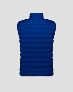 Doudoune sans manches stretch Bleu cobalt Arafo