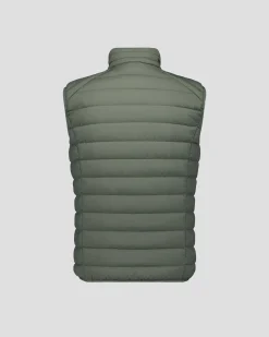Doudoune sans manches stretch Vert sauge Arafo