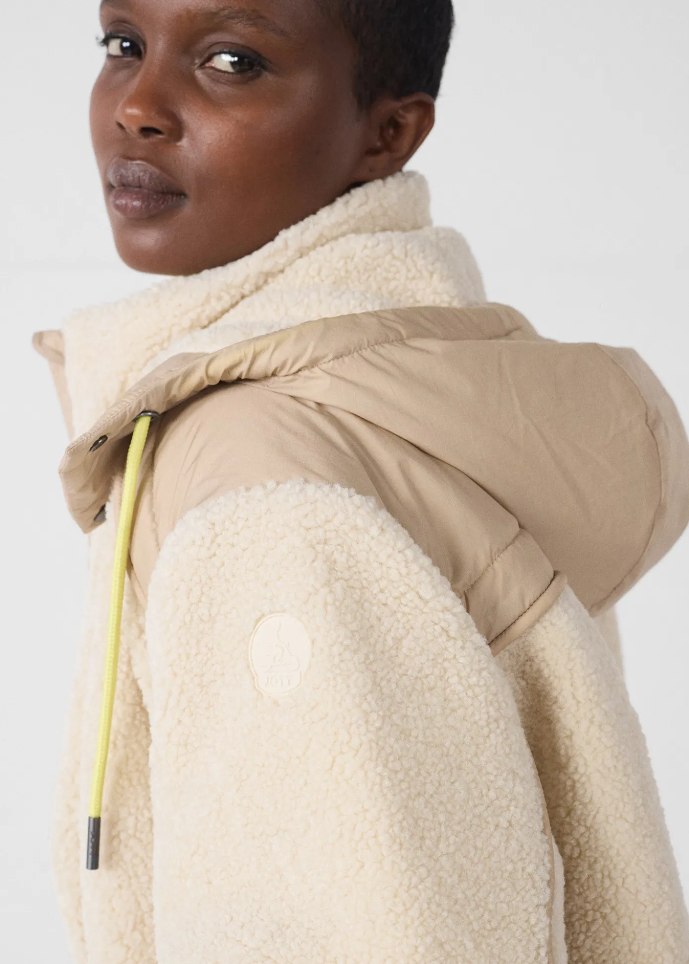 Doudoune sherpa Naturel Ivana