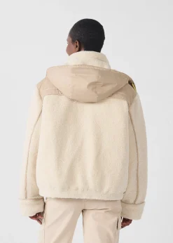 Doudoune sherpa Naturel Ivana