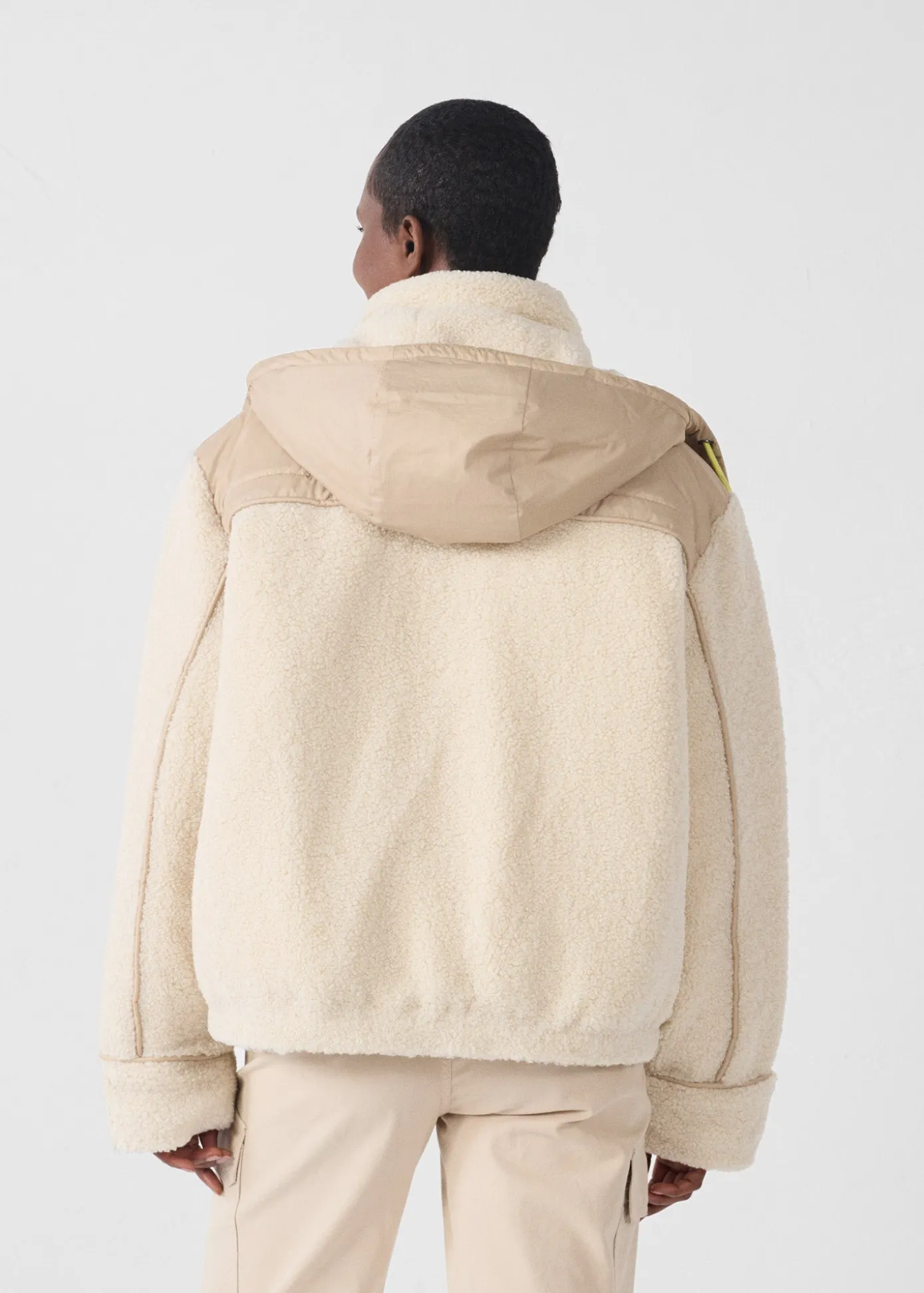 Doudoune sherpa Naturel Ivana