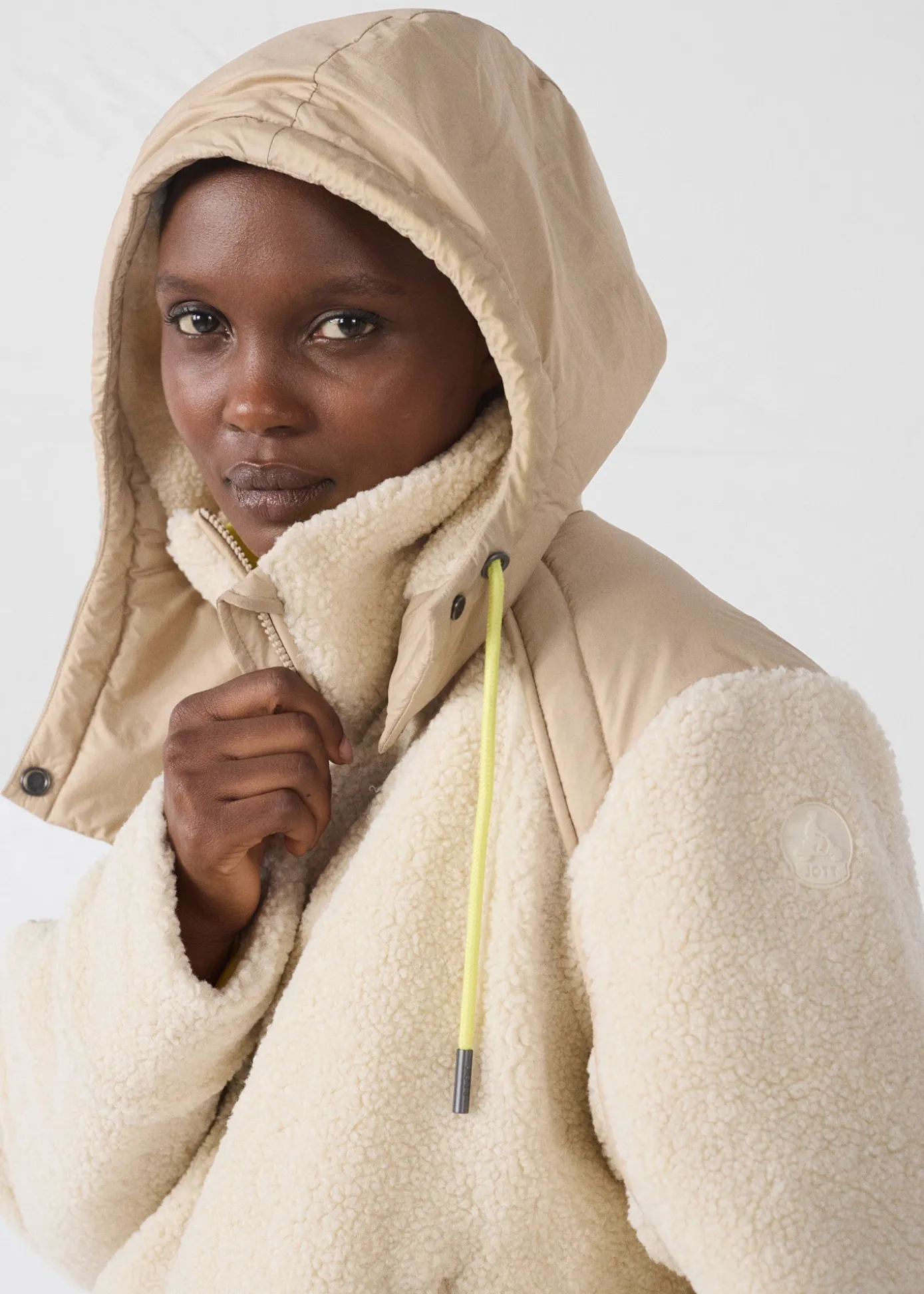 Doudoune sherpa Naturel Ivana