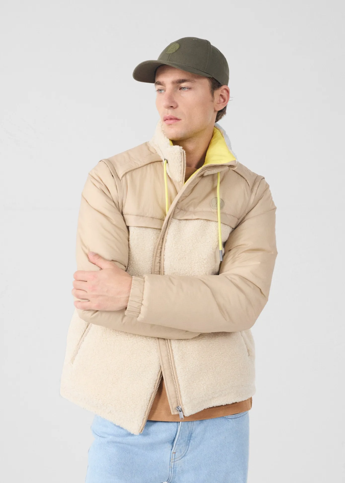 Doudoune sherpa Naturel Oleg