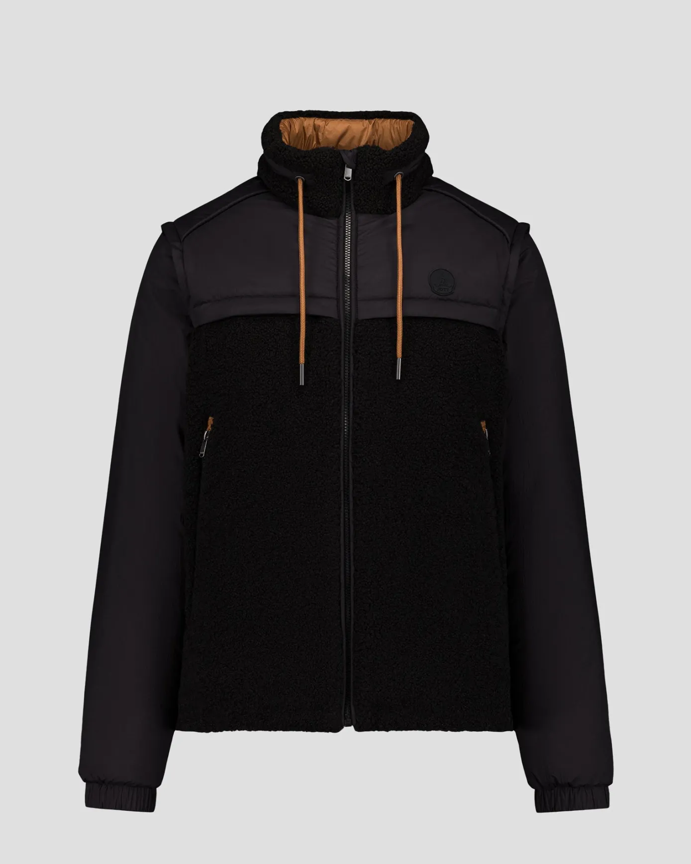 Doudoune sherpa Noir Oleg
