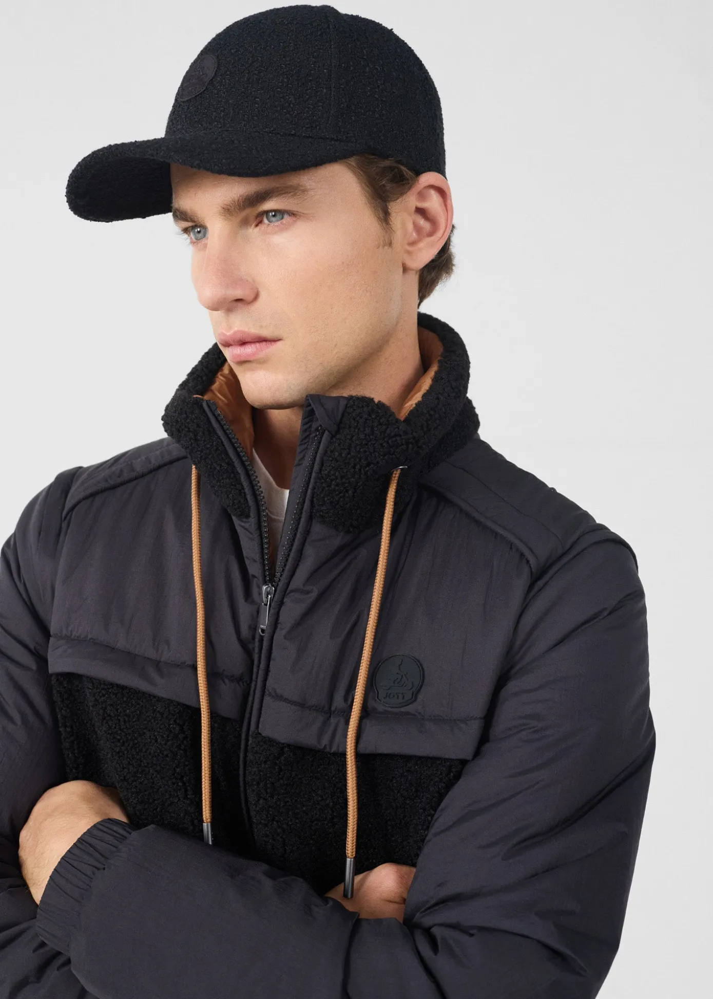 Doudoune sherpa Noir Oleg