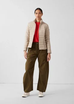 Doudoune stretch légère Beige Maia