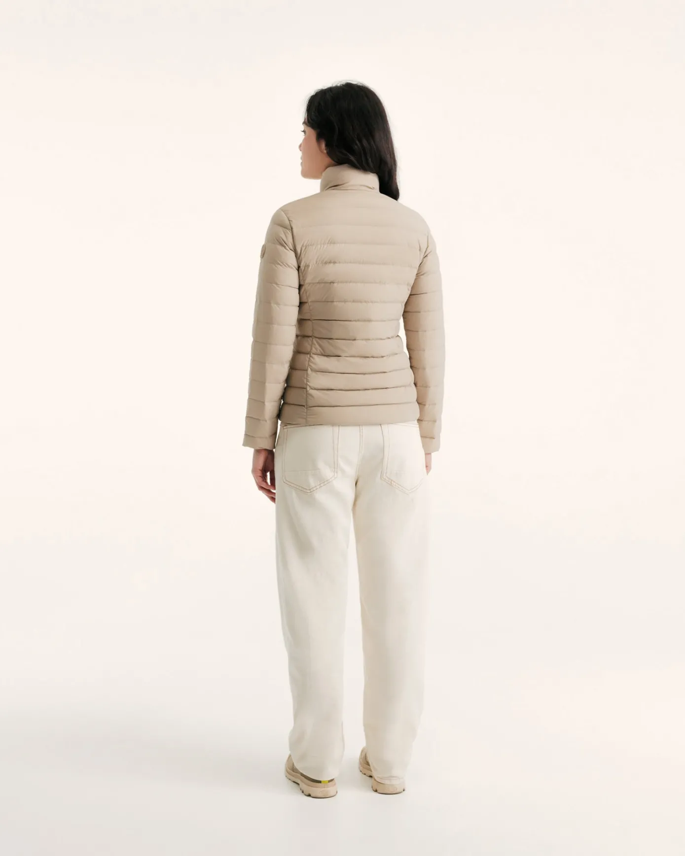 Doudoune stretch légère Beige Maia