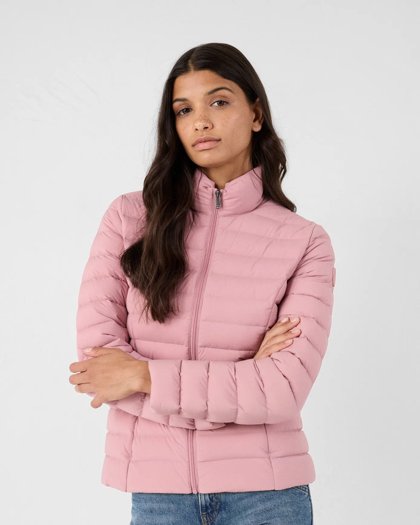 Doudoune stretch légère Rose antique Maia