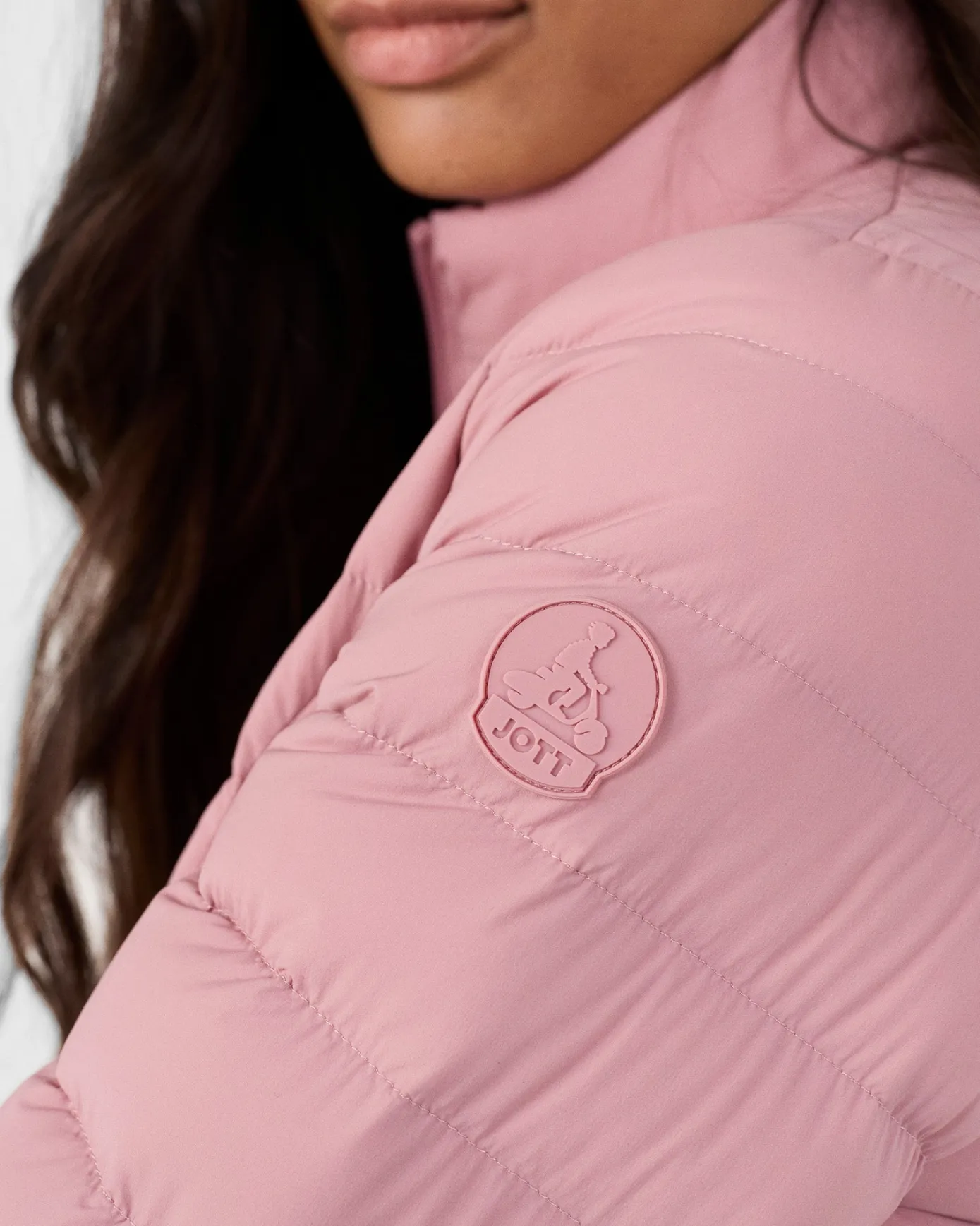 Doudoune stretch légère Rose antique Maia