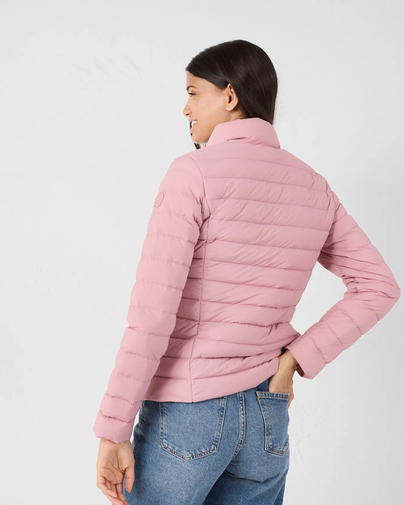 Doudoune stretch légère Rose antique Maia