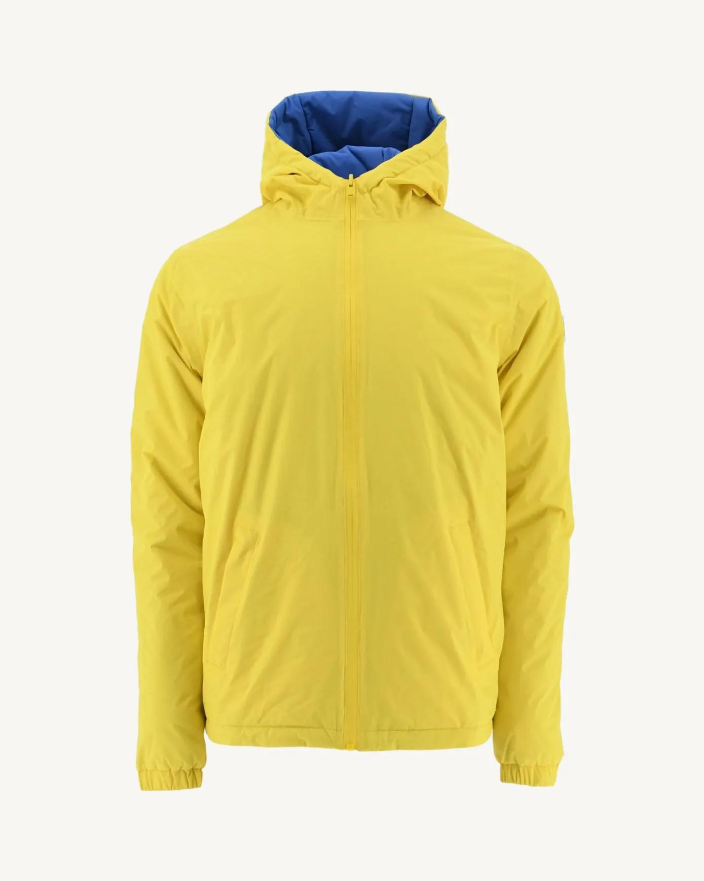 Doudoune Ultralight réversible à capuche Citron/Azur Vigo