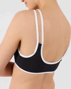 Haut de maillot de bain brassière Noir Maeva top