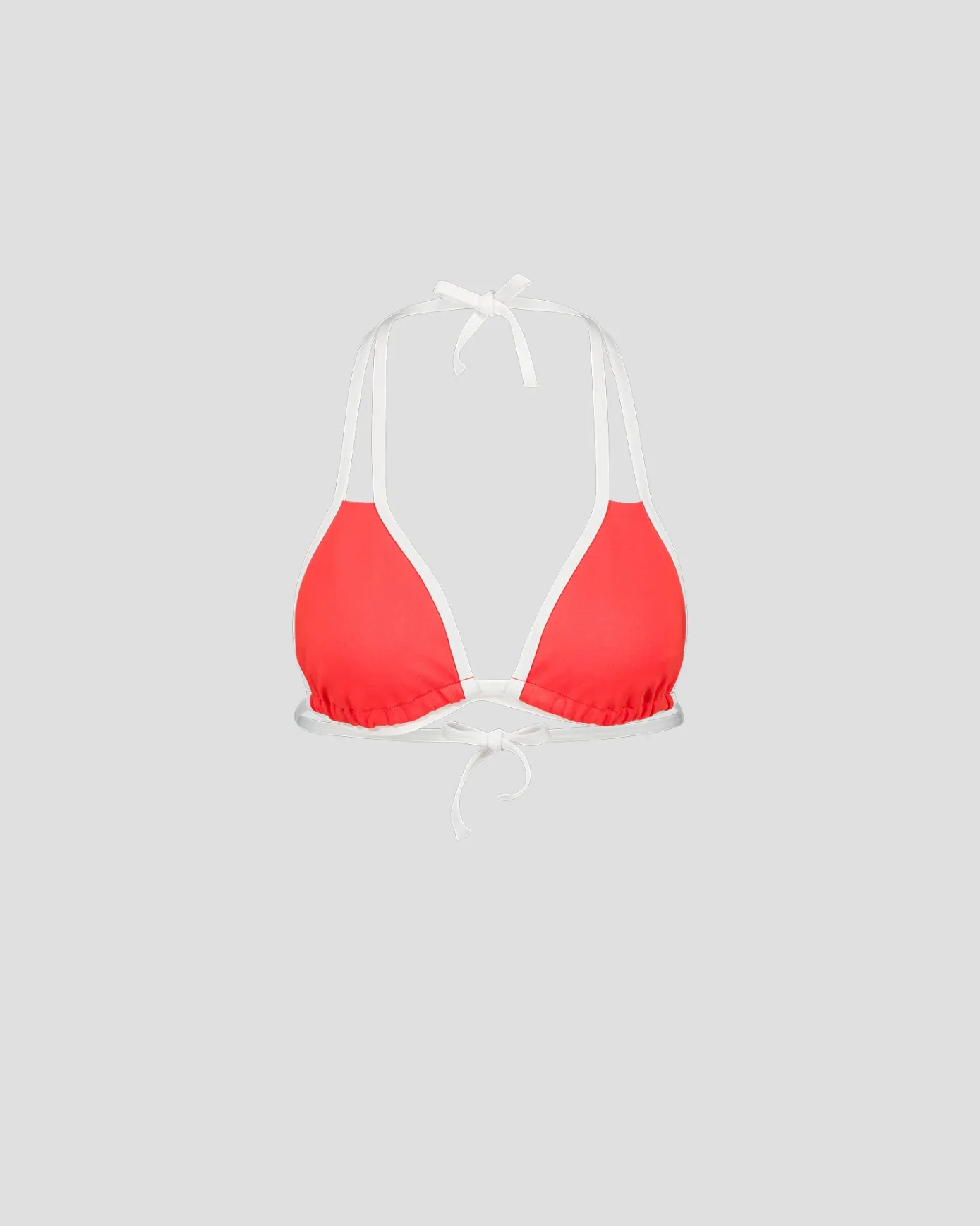 Haut de maillot de bain triangle Rouge feu Maddie top