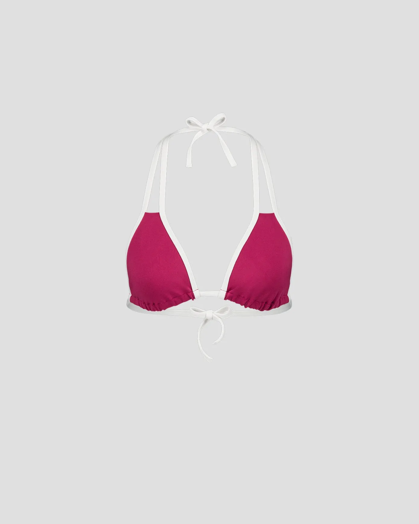 Haut de maillot de bain triangle Prune Maddie top