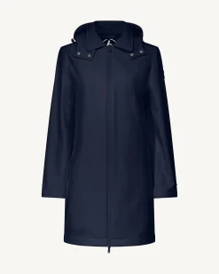 Imperméable à capuche amovible Marine Corinthe 2.0