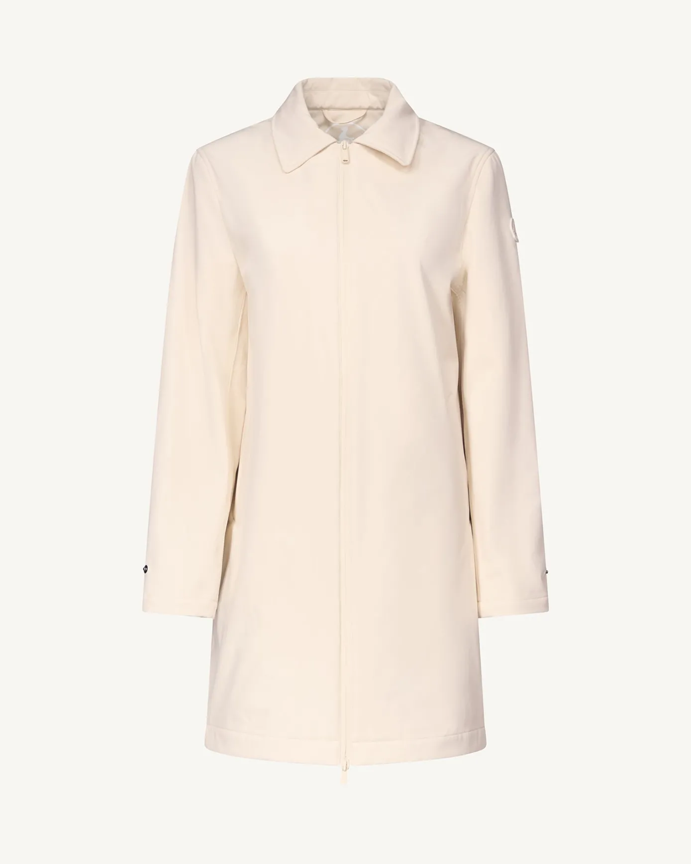 Imperméable à capuche amovible Ivoire Corinthe 2.0