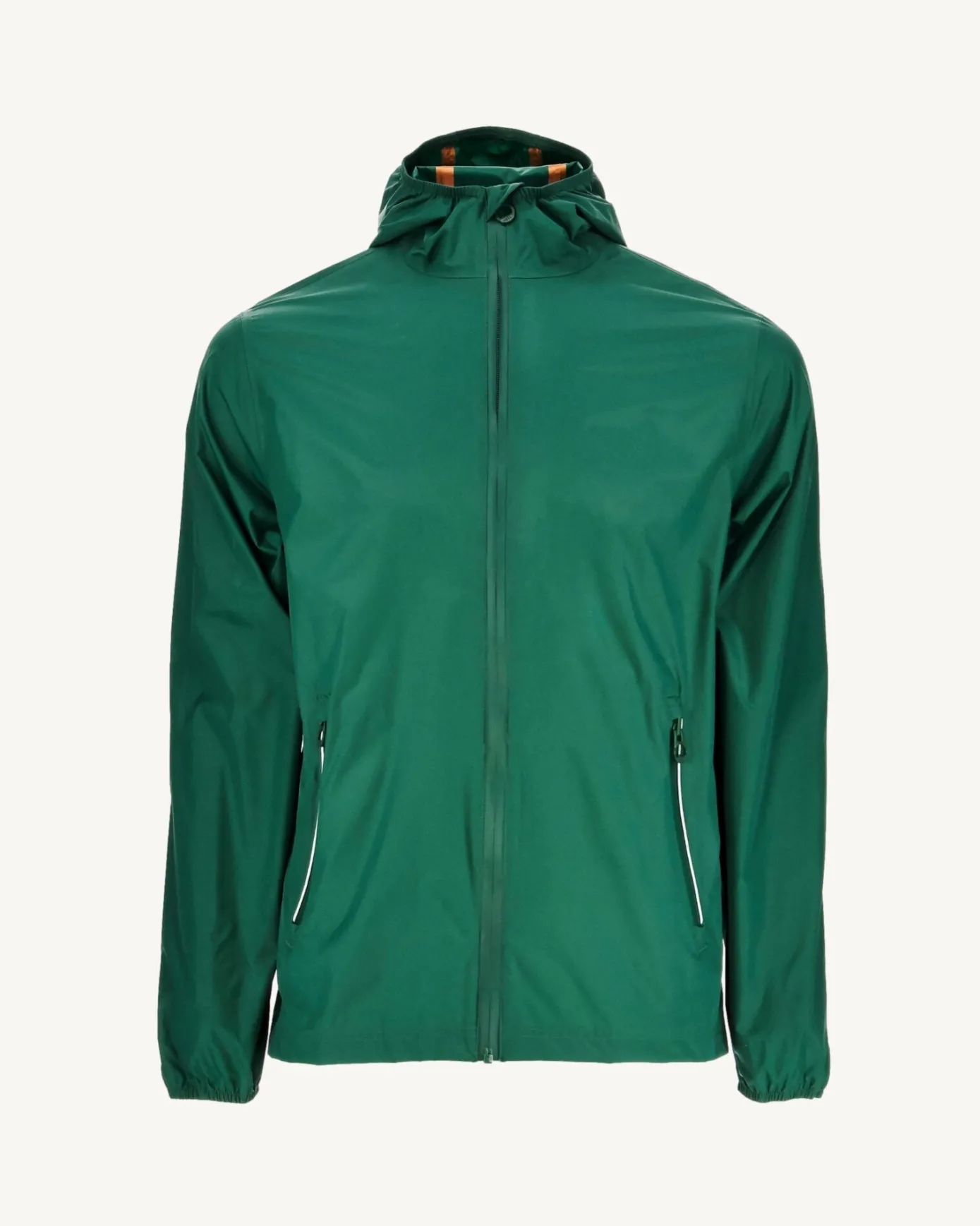 Imperméable à capuche paquetable Vert foncé Manille