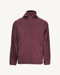Imperméable à capuche paquetable Aubergine Manille