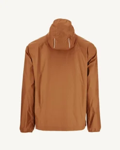 Imperméable à capuche paquetable Caramel Manille