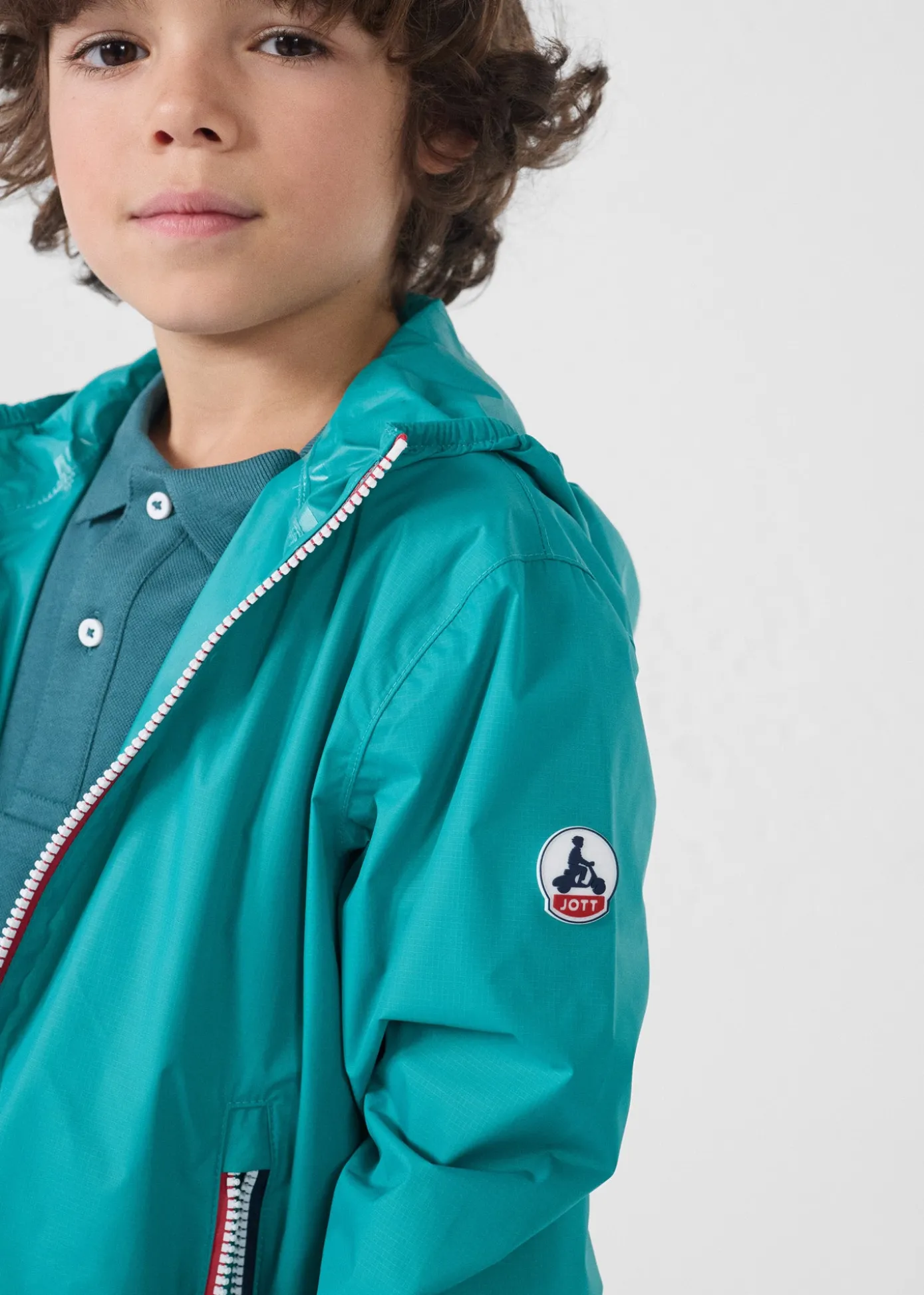 Imperméable enfant paquetable Vert persan Corrie
