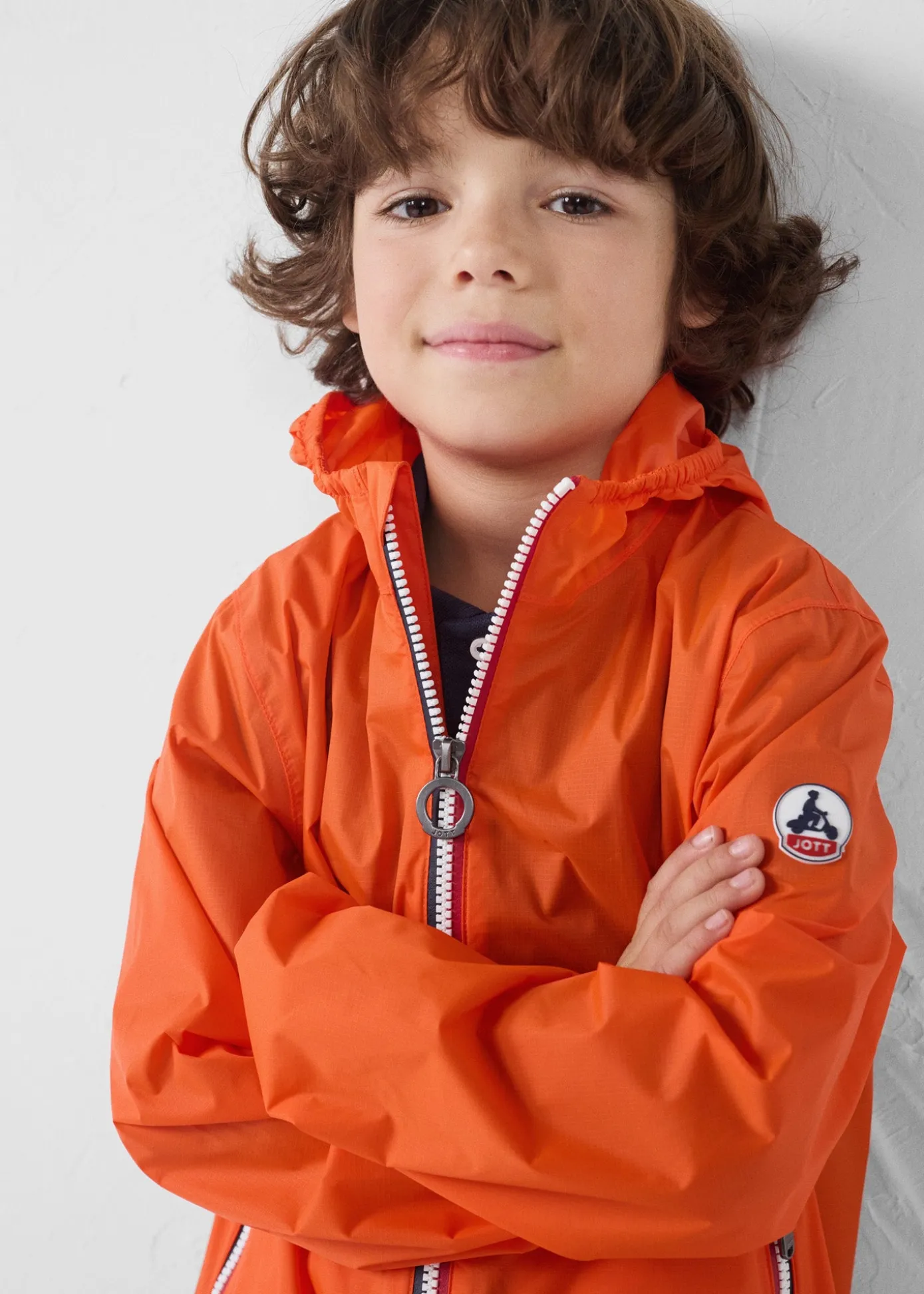 Imperméable enfant paquetable Rouge feu Corrie