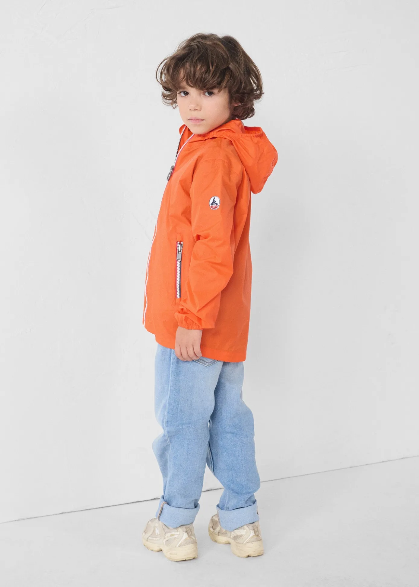 Imperméable enfant paquetable Rouge feu Corrie
