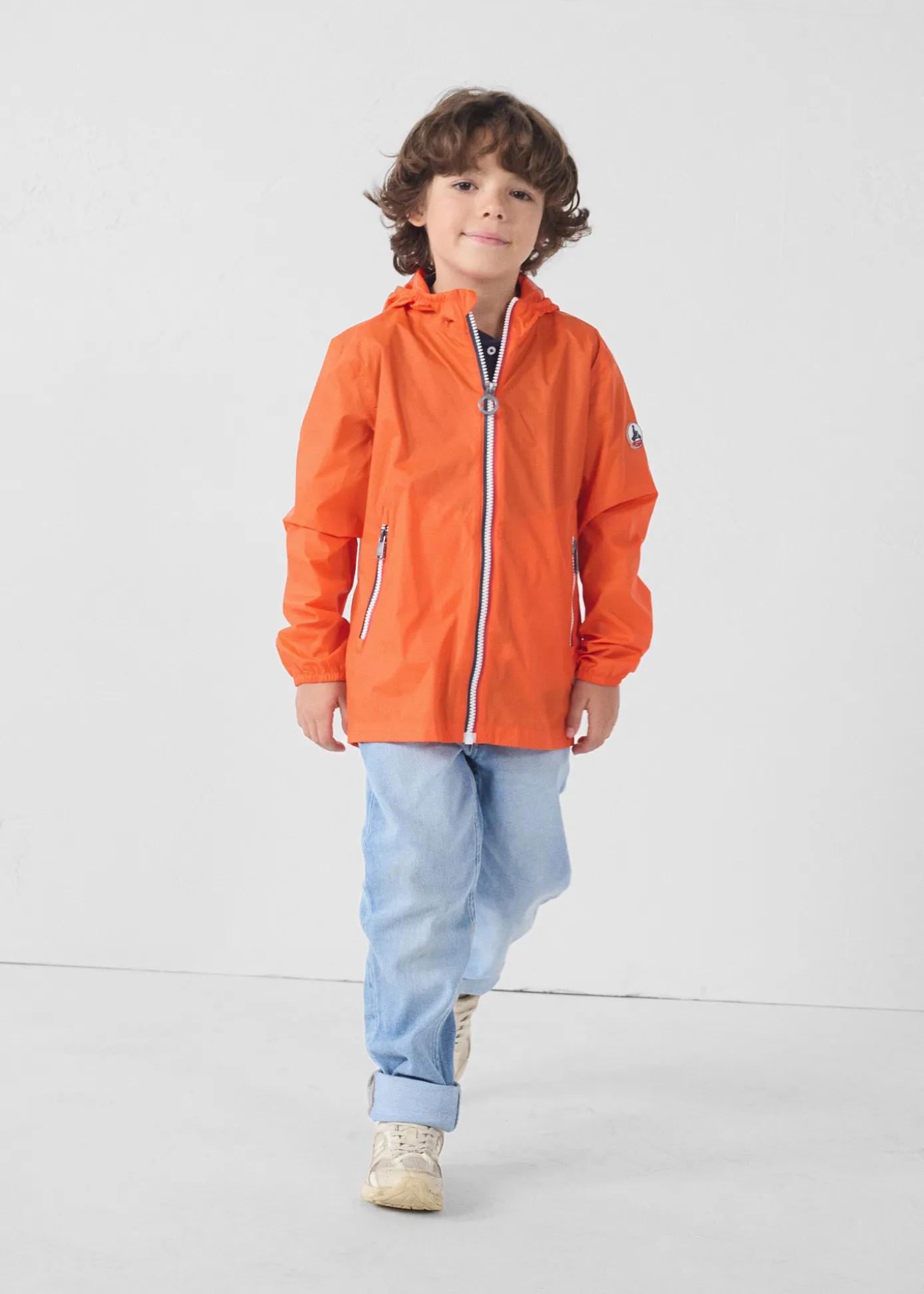 Imperméable enfant paquetable Rouge feu Corrie