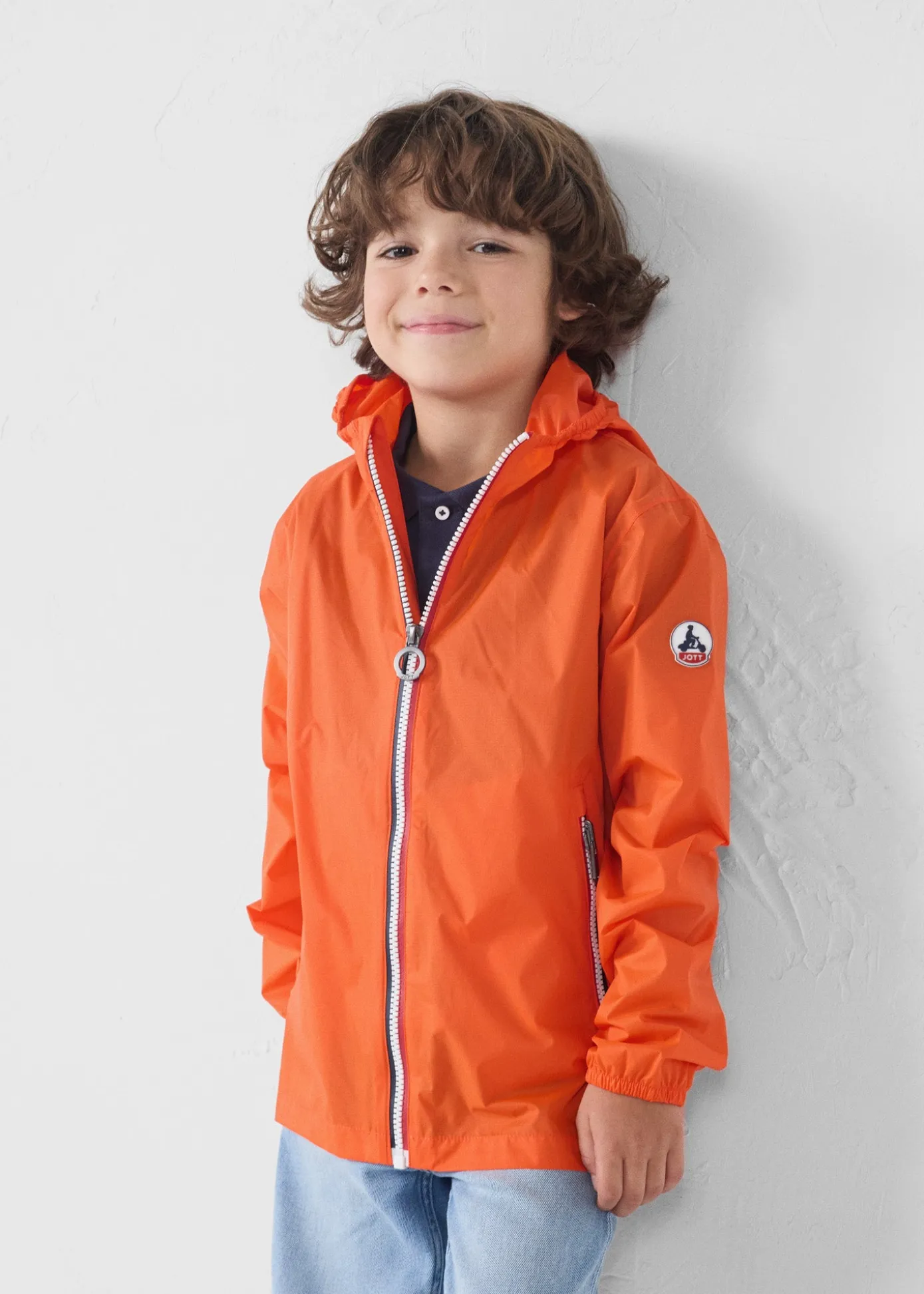 Imperméable enfant paquetable Rouge feu Corrie