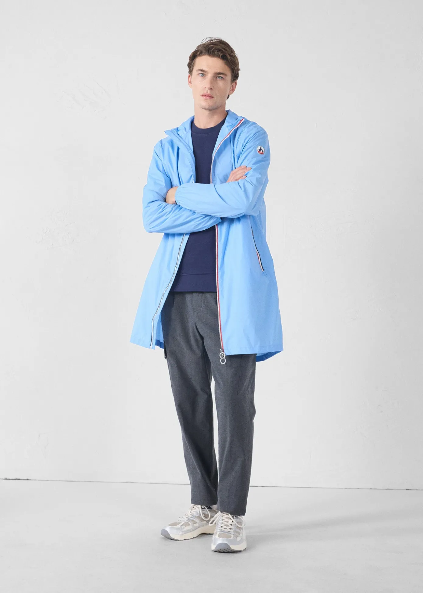 Imperméable long Bleu cristal Skye