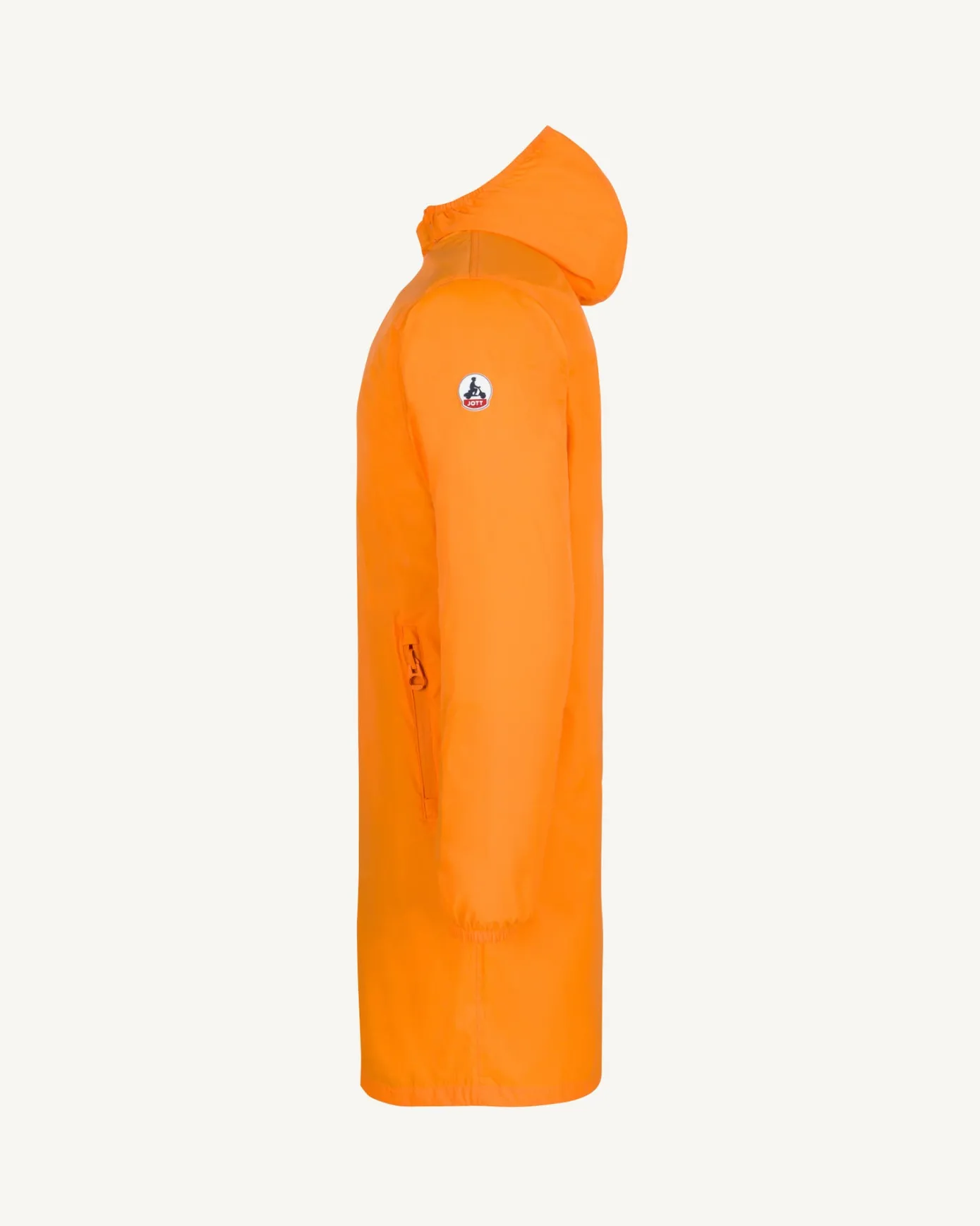 Imperméable long à capuche paquetable Tangerine Oban