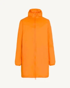 Imperméable long à capuche paquetable Tangerine Oban