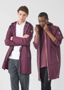 Imperméable long Cerise noire Skye