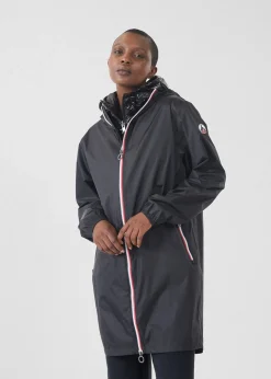 Imperméable long Noir Skye