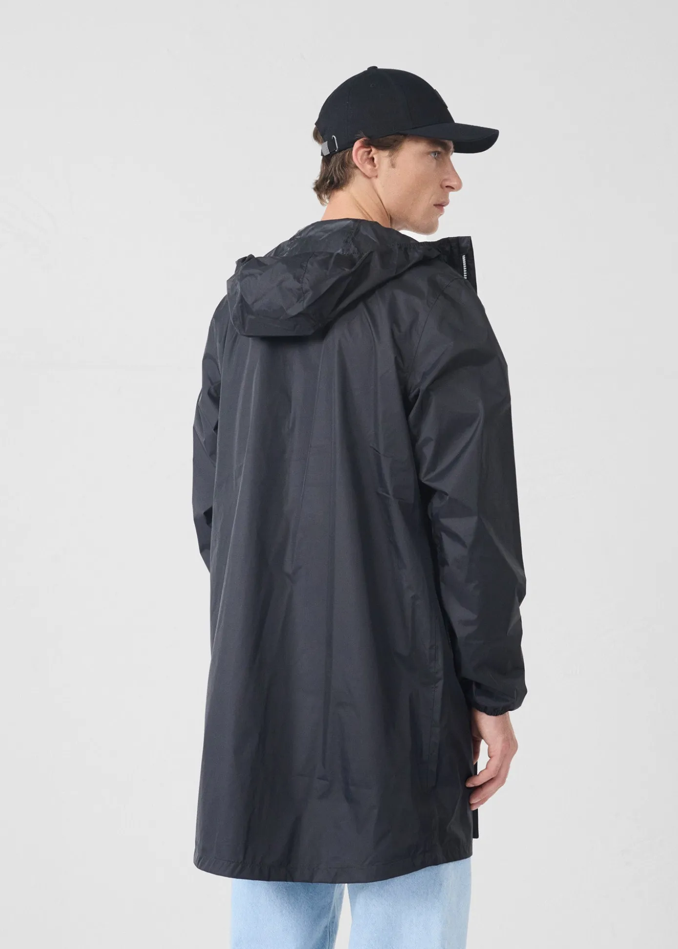 Imperméable long Noir Skye