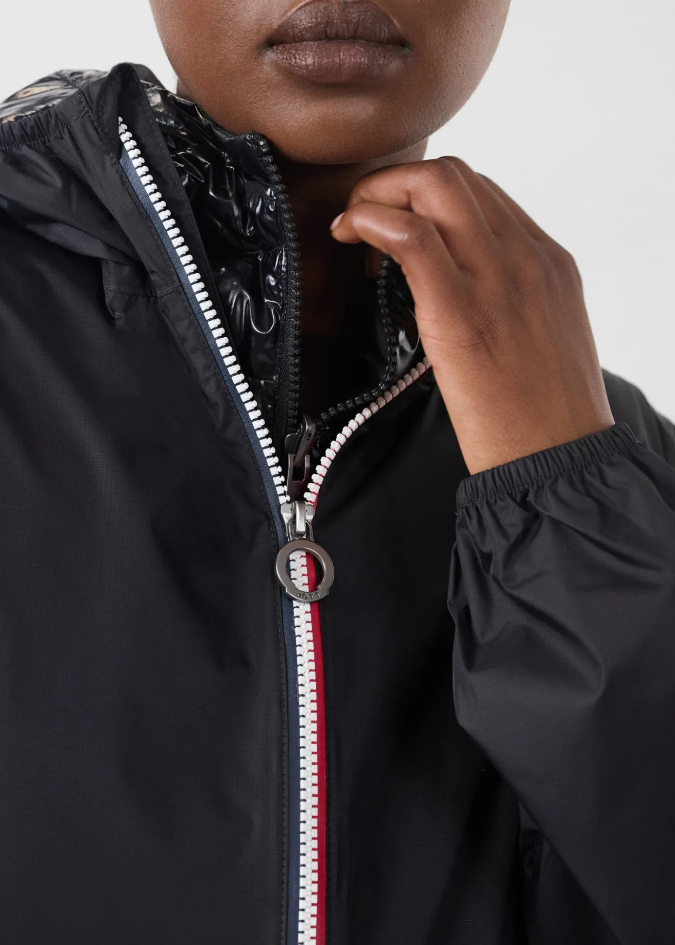Imperméable long Noir Skye