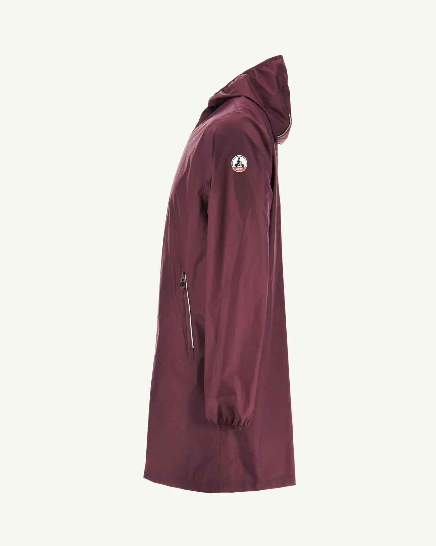 Imperméable long paquetable Aubergine Stockholm
