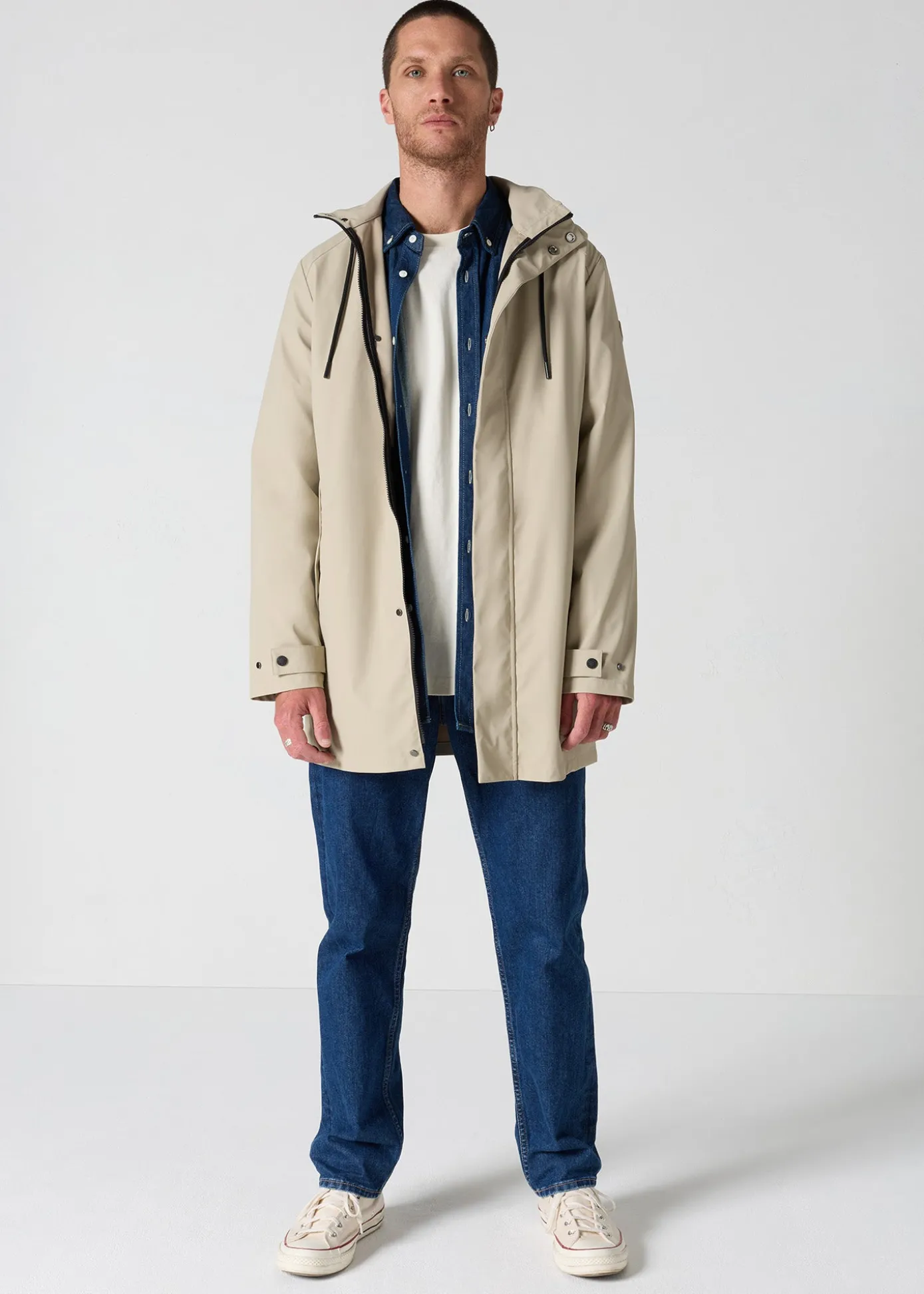 Imperméable mi-long Beige Denis
