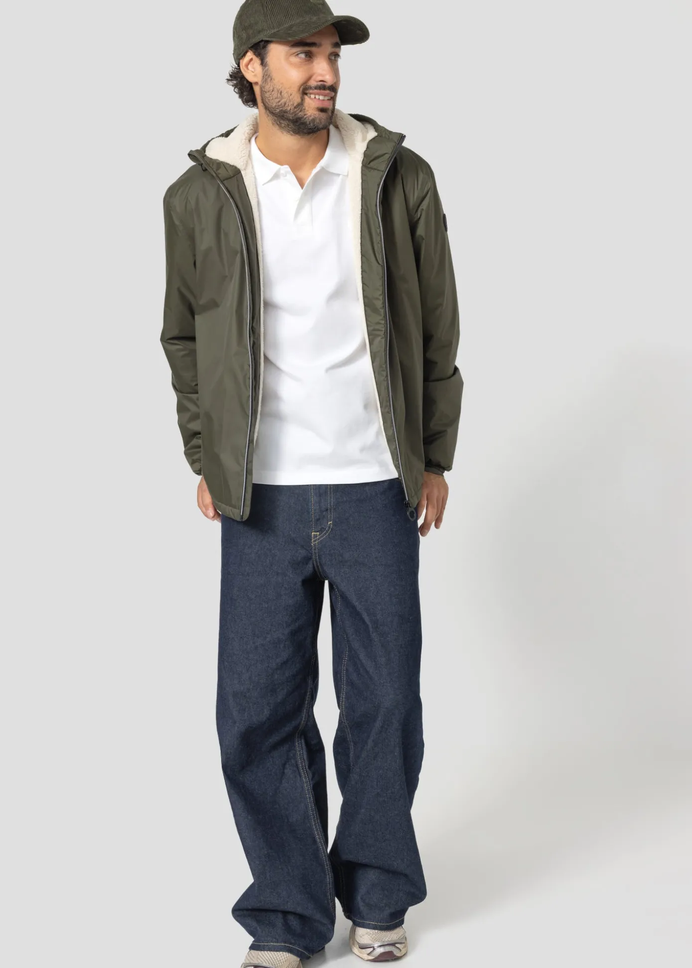 Imperméable Mixte doublé Army foncé Glaic sherpa