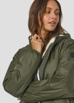 Imperméable Mixte doublé Army foncé Glaic sherpa