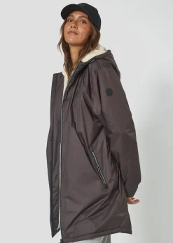 Imperméable Mixte doublé Café noir Glen sherpa