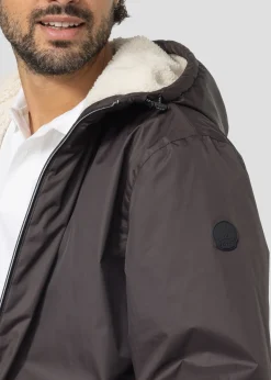 Imperméable Mixte doublé Café noir Glaic sherpa