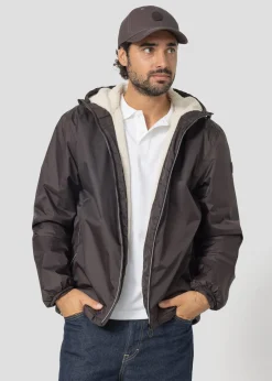 Imperméable Mixte doublé Café noir Glaic sherpa