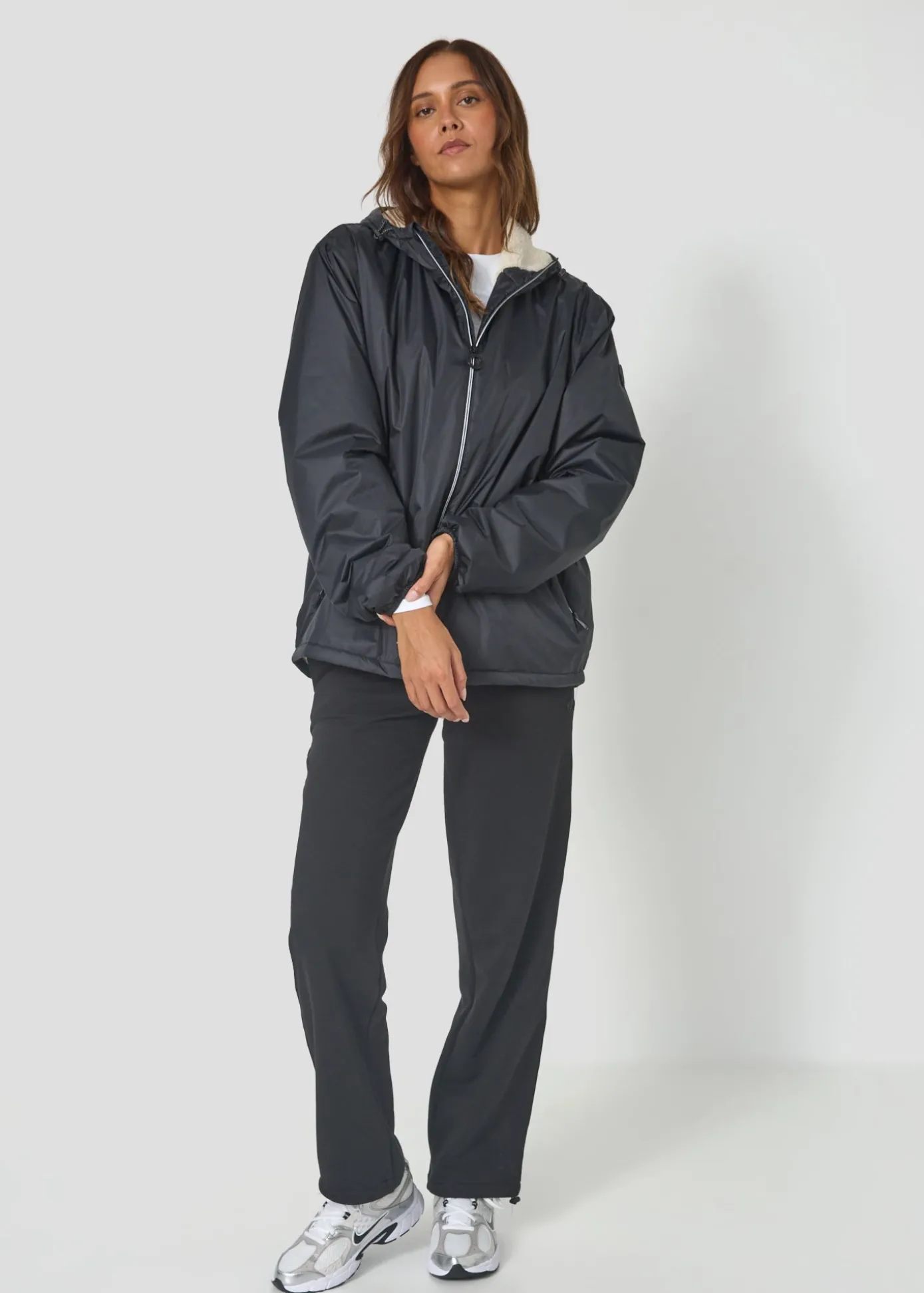 Imperméable Mixte doublé Noir Glaic sherpa