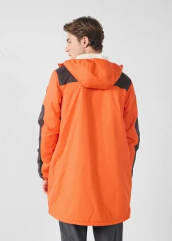 Imperméable sherpa long Rouge feu Hallin sherpa