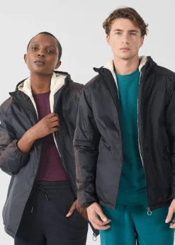 Imperméable sherpa Noir Dippen sherpa