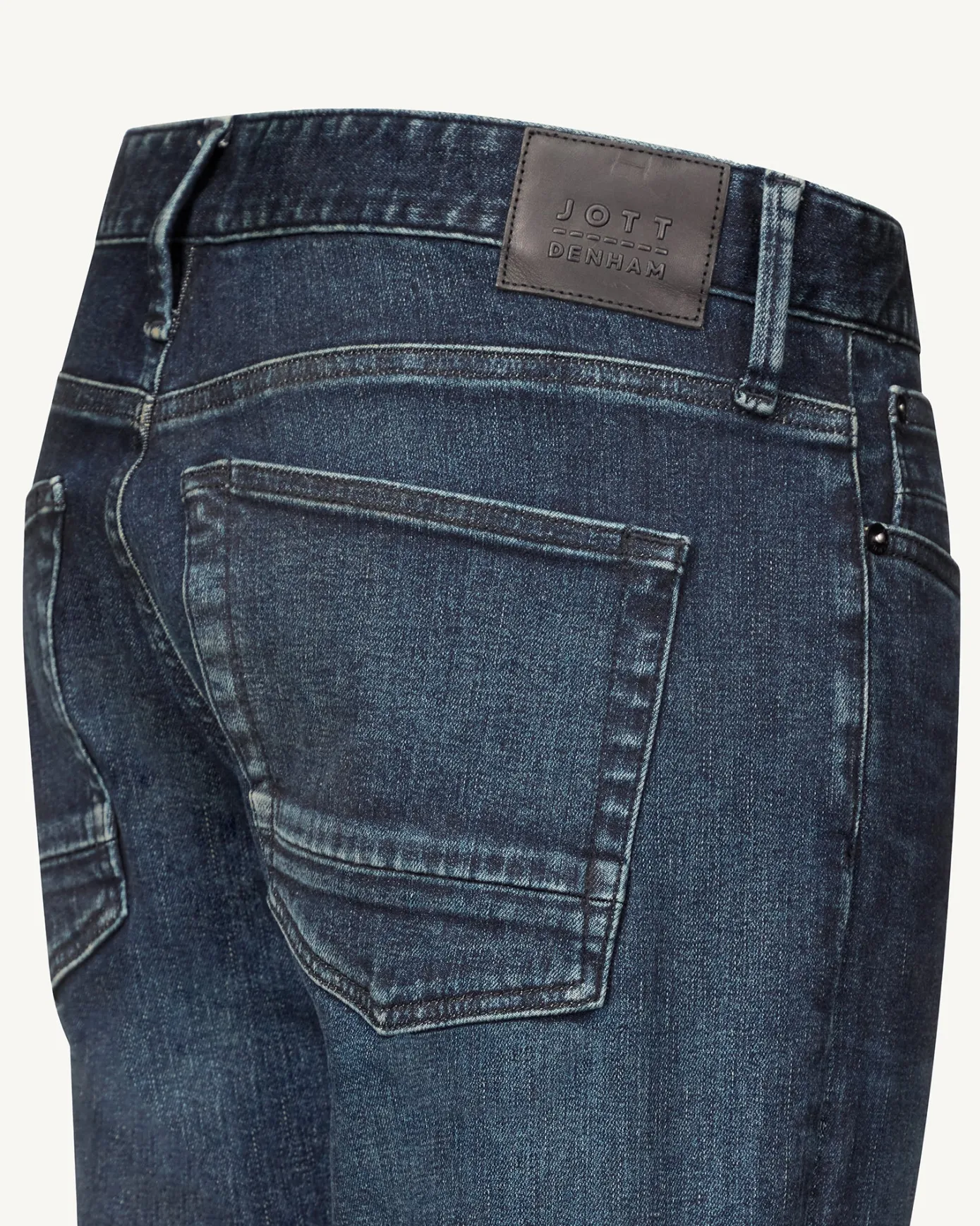 Jean homme coupe slim Bleu moyen Razor JOTT x DENHAM